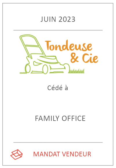 Cession du e-commerce Tondeuse-et-compagnie.fr